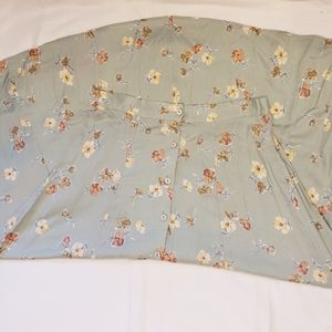 Vintage Weathervane 100% Rayon button down skirt